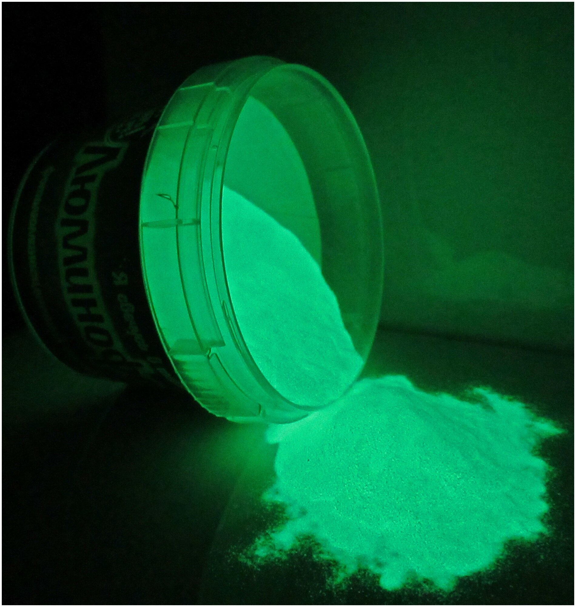 Люминофор (Фотолюминесцентный пигмент), Зелёное свечение 100 гр.