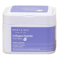 Подарочный набор тканевых масок c пептидами | Mary&May Collagen Peptide Vital Mask 30ea