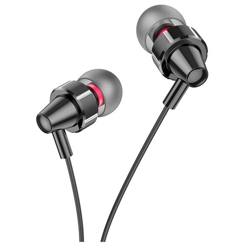 Наушники M90 Type-C Delight wire-controlled earphones with microphone HOCO вакуумные черные 673₽