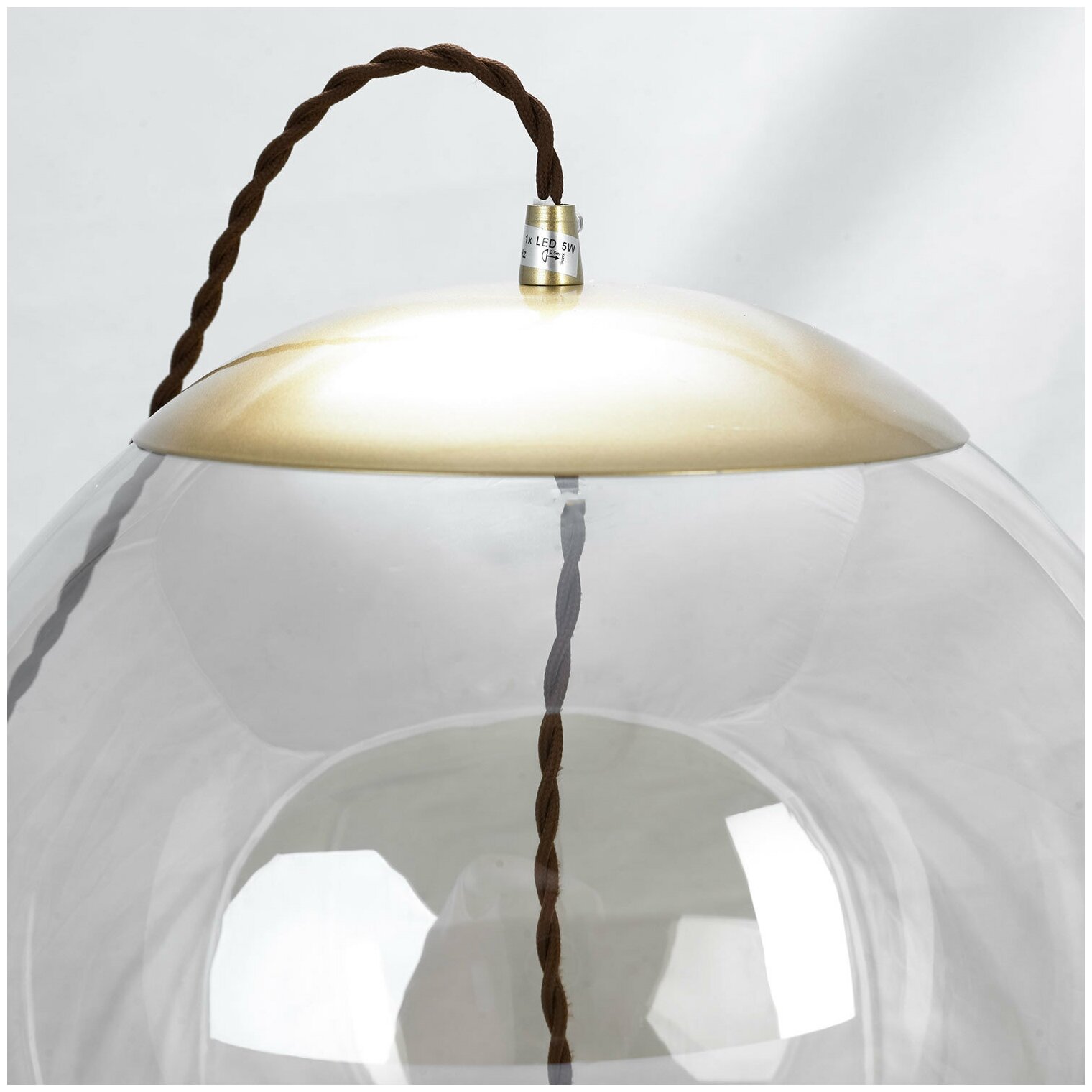 Светильник светодиодный Lussole Acquario LSP-8356, 5 Вт, кол-во ламп: 1 шт., цвет: матовое золото Hoff - фото №5