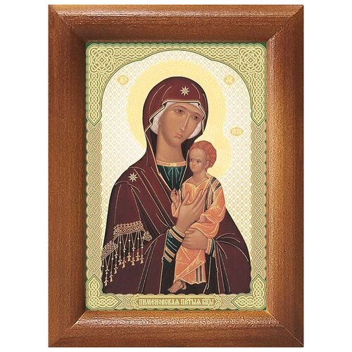 Пименовская икона Божией Матери, рамка 7,5*10 см