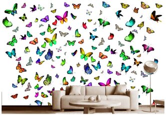 Фотообои Модный Дом "Бабочки" 270x400 см
