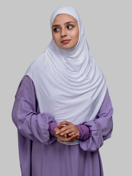 Хиджаб , размер 50/60, белый