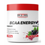 BCAA Энерджи Be Steel Nutrition BCAA Energy Powder 200г (черная смородина) - изображение