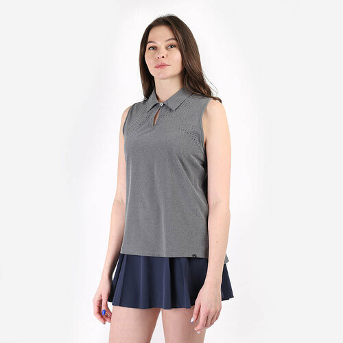 Поло NIKE Flex Ace Womens Sleeveless Golf Polo, размер M, серый