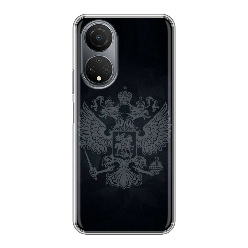 Дизайнерский силиконовый чехол для Хуавей Хонор Х7 / Huawei Honor X7 Герб России