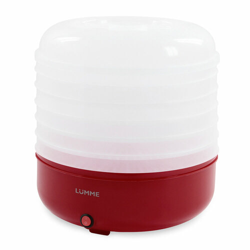 LUMME LFD-106PP 6 поддонов бордовый гранат сушилка дфруктов овощей 2363₽