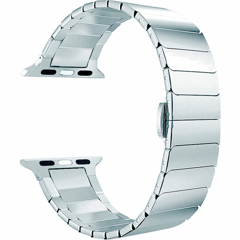 Lyambda Ремешок из нержавеющей стали Canopus для Apple Watch 42/44 mm — фото 6