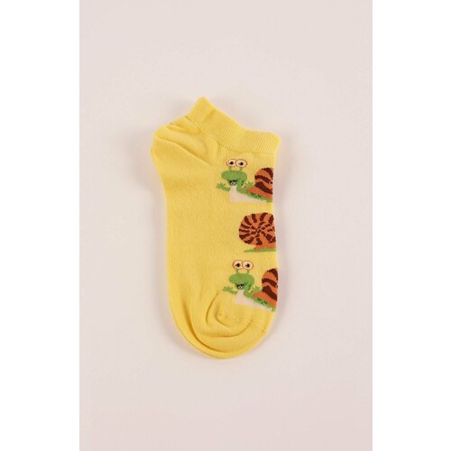 Носки Katia & Bony, размер 39/42, желтый женские толстые носки с забавным рисунком кошки