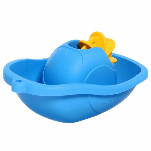 Мягкий катерок с вертушкой цвет голубой 398₽