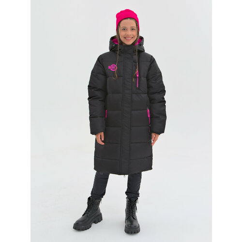 Куртка WBR, размер 170, черный пальто с капюшоном из овечьей шерсти на молнии осенне зимнее женское модное уличное теплое пальто с капюшоном негабаритная куртка ветров