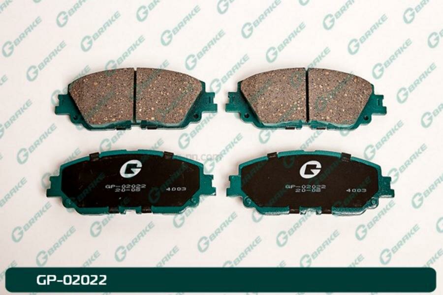G-BRAKE GP02022 Колодки тормозные для TOYOTA CAMRY V70 G-BRAKE GP-02022