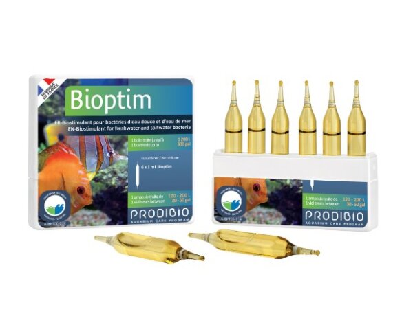 Prodibio Добавка Prodibio Bioptim Fresh&Salt для морского и пресноводного аквариума, 6 шт.