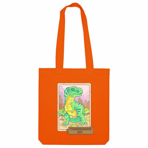 фото Сумка шоппер us basic, оранжевый