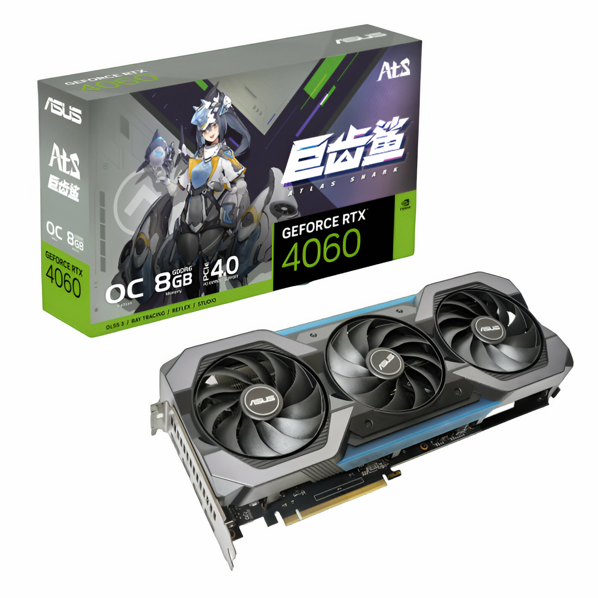 Видеокарта ASUS GeForce RTX 4060 ATS 8 ГБ