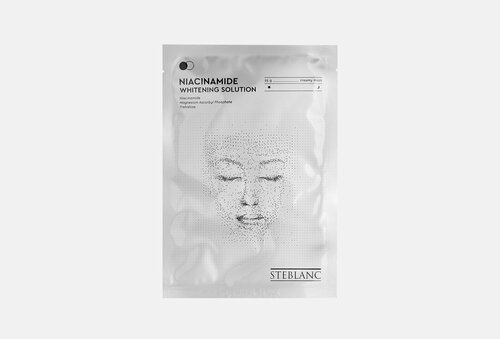 Тканевая Маска для лица омолаживающая с ниацинамидом NIACINAMIDE WHITENING SOLUTION CREAMY SHEET MASK 1 шт