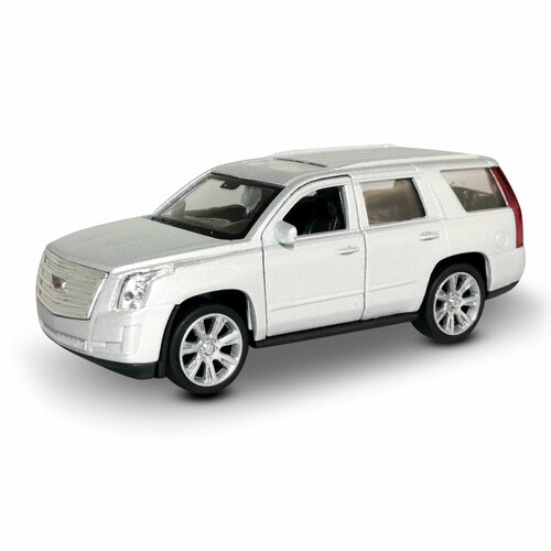 Машинка WELLY 2017 CADILLAC ESCALADE Серый / модель машин 1:38 с пружинным механизмом for cadillac escalade 2007 2014 gmt900 car mud flaps fender mudguards mudflaps splash guards accessories