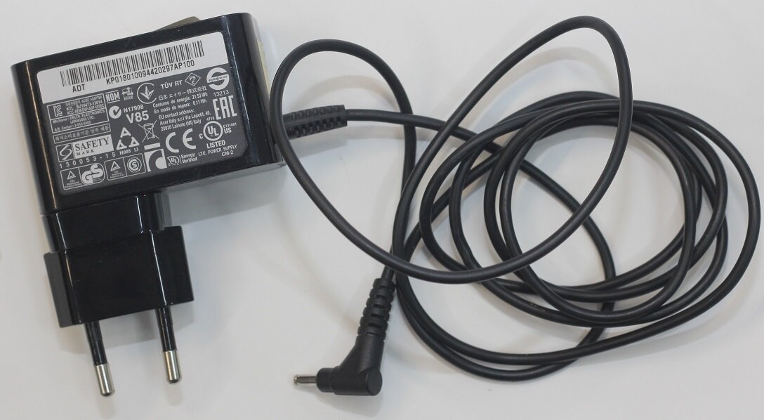 Блок питания ACER AC ADAPTOR 18W 12V BLACK Acer Aspire KP.01801.009 net-tablet ПК