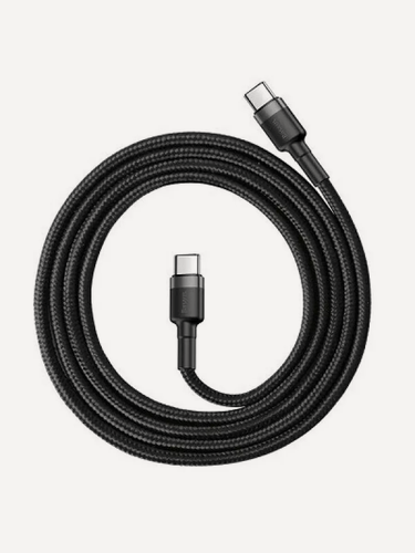 Изображение товара Кабель USB type-c to type-c 60Вт/нейлоновая оплетка/Iphone 15,16 Pro, Pro Max/Android/MacBook PRO
