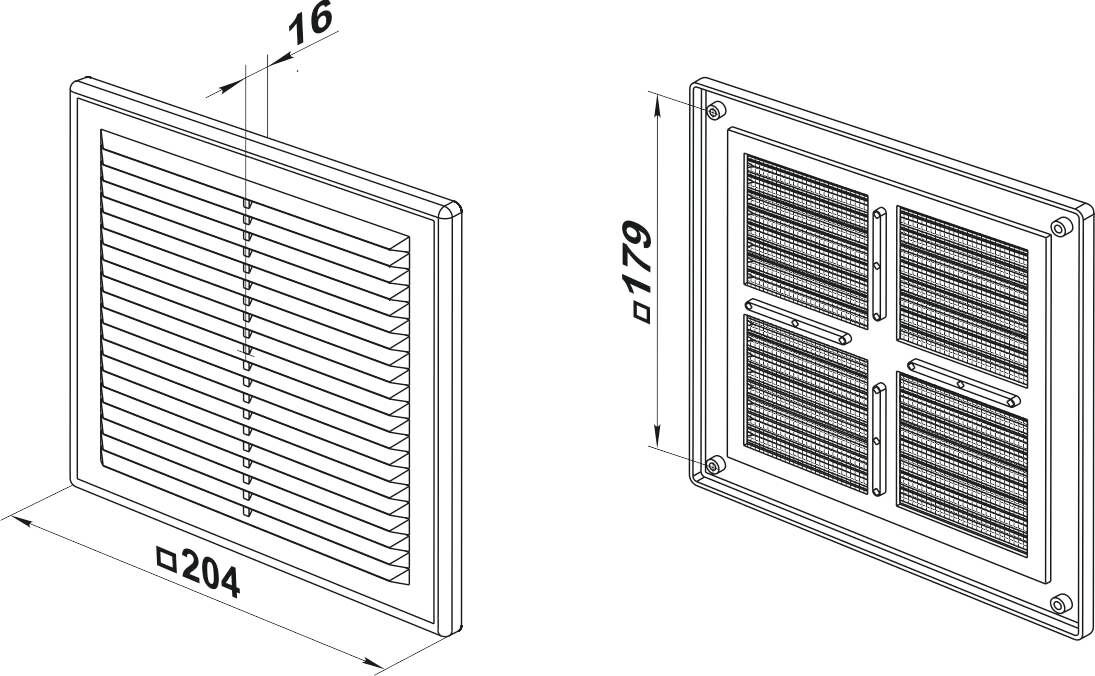Решетка Zernberg Seria1 2020 Black — фото 1
