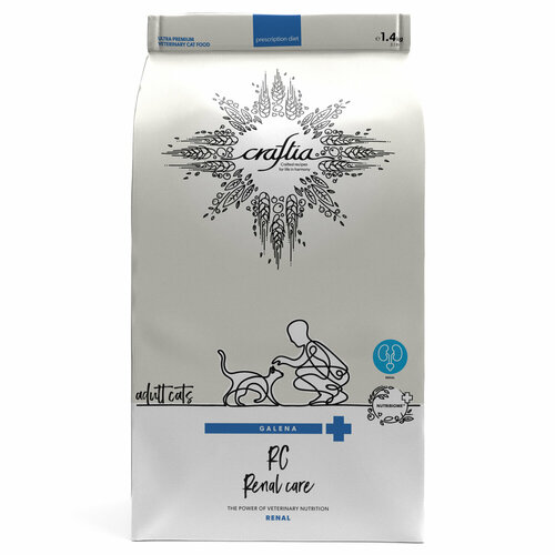 Сухой корм для кошек Craftia Galena Cat Renal Care при почечной недостаточности 1,4 кг