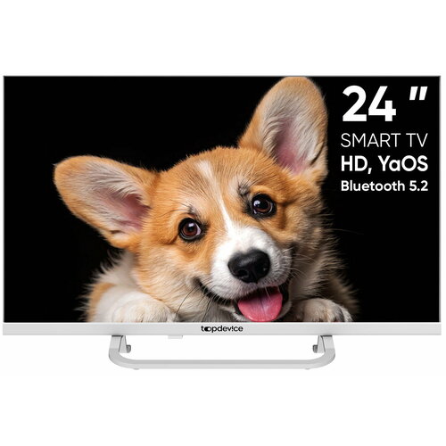 Телевизор Top Device 24 SMART TV YaOS CS03 HD TDTV24CS03H_WE белый 12127₽