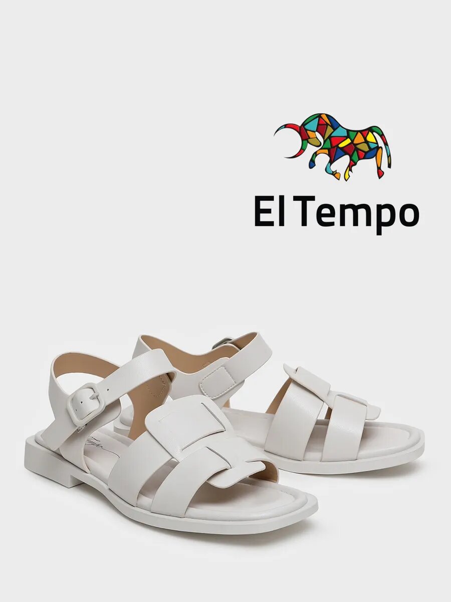 Сандалии El Tempo, размер 39, молочный