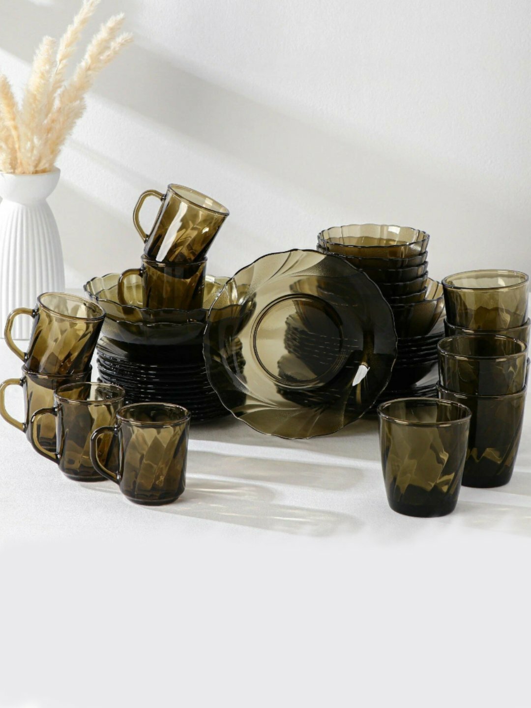 Набор столовый дымка GLASSINK "ALTA MAREA" 62207 45пр 1х1