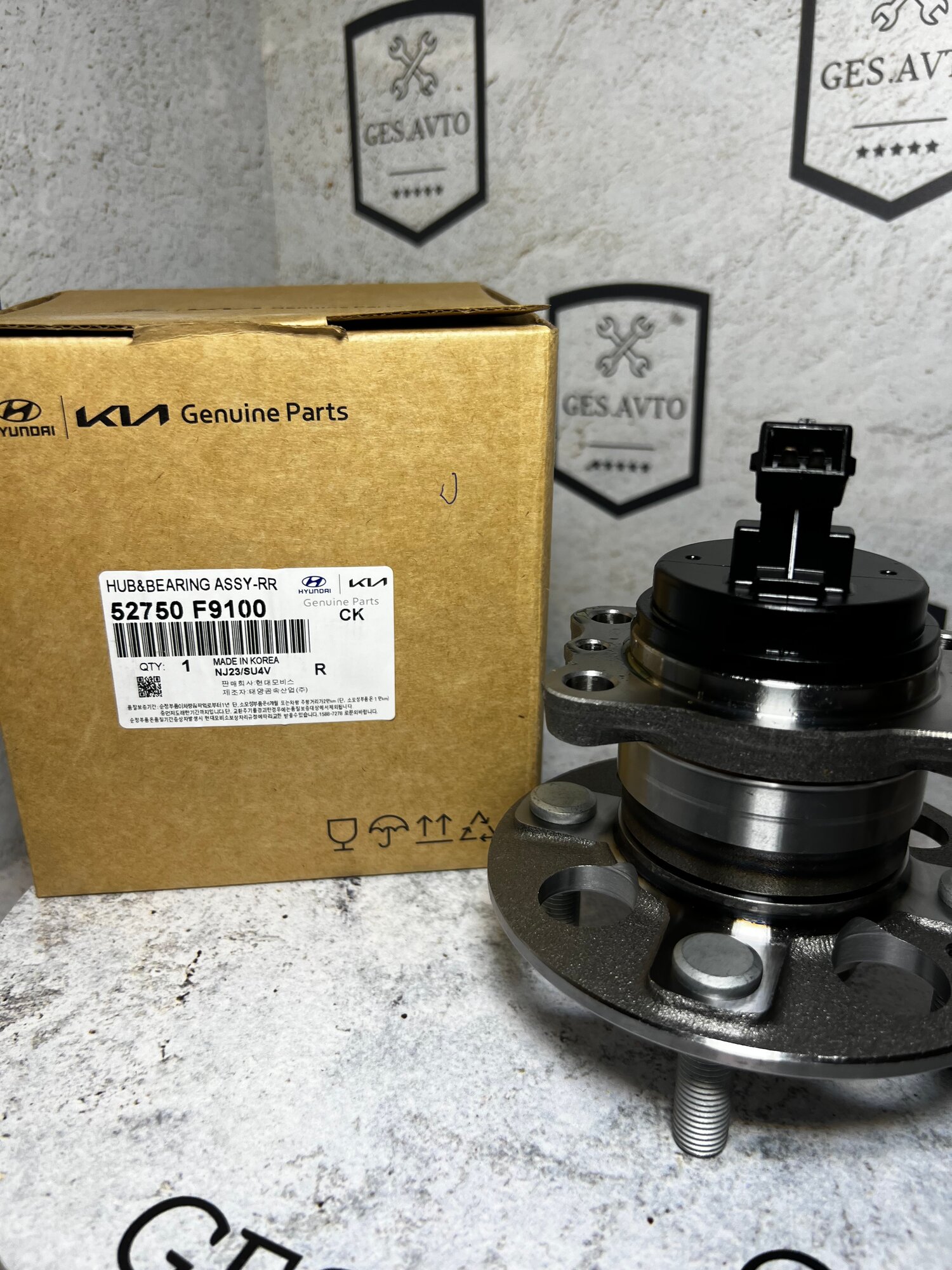 Ступица задняя 52750F9100, для Hyundai Solaris 2 и Kia Rio 4