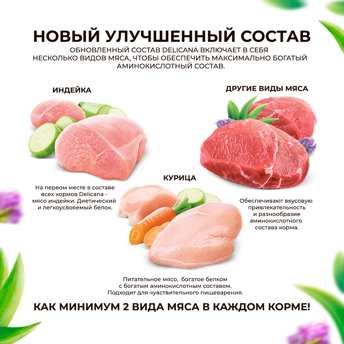 Корм сухой Delicana для щенков средних пород Говядина 1,5 кг — фото 1