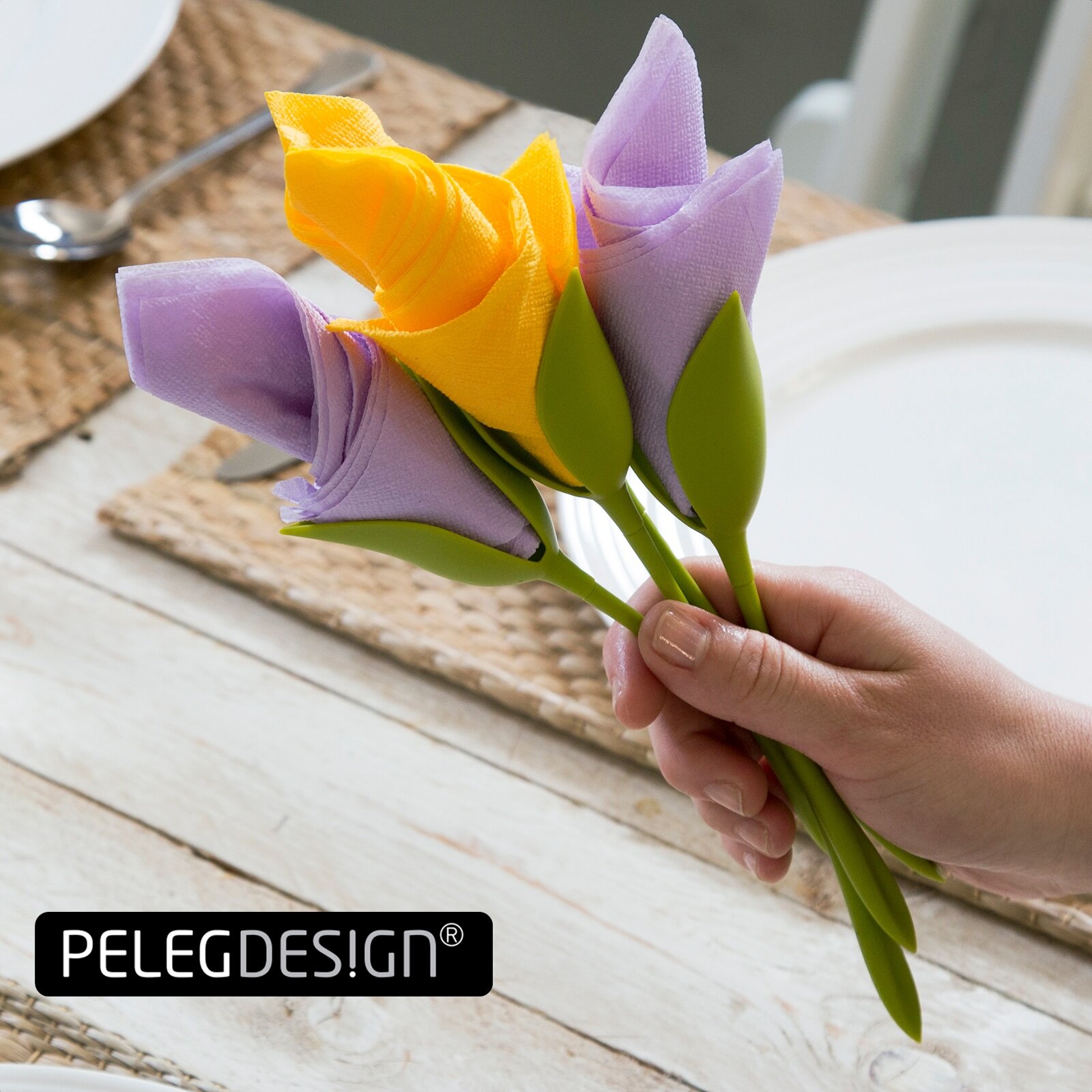 Держатель для салфеток Peleg Design Bloom, 4 шт