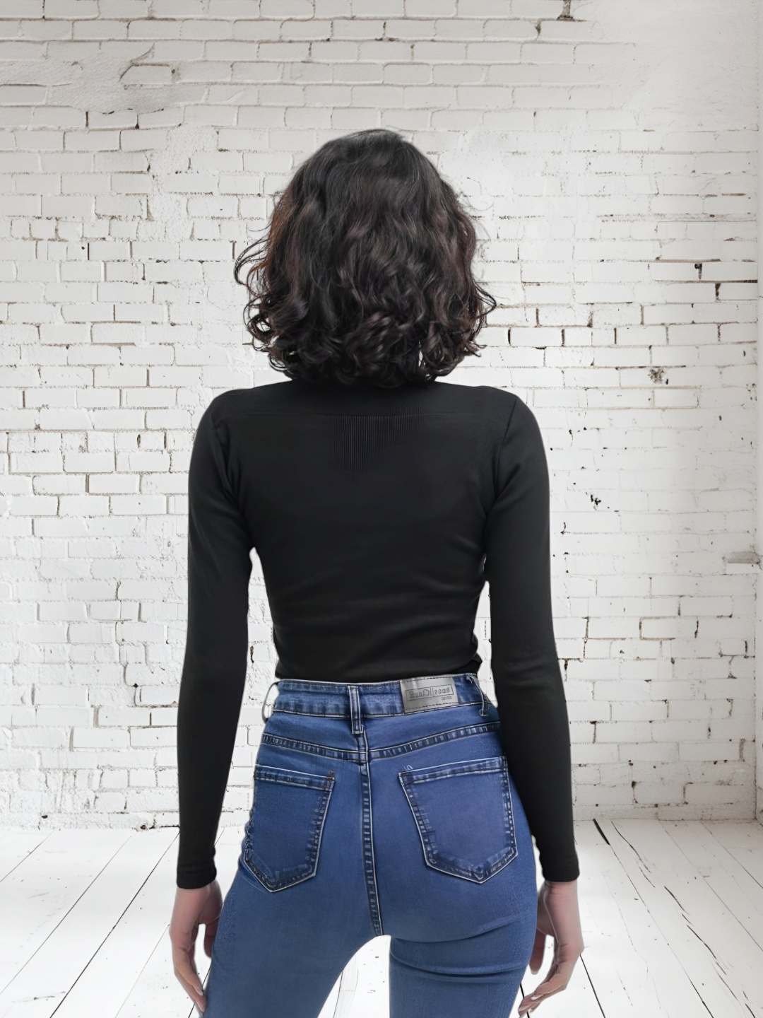 Комплект верхней одежды  Лонгслив, размер 42-48, black — фото 1