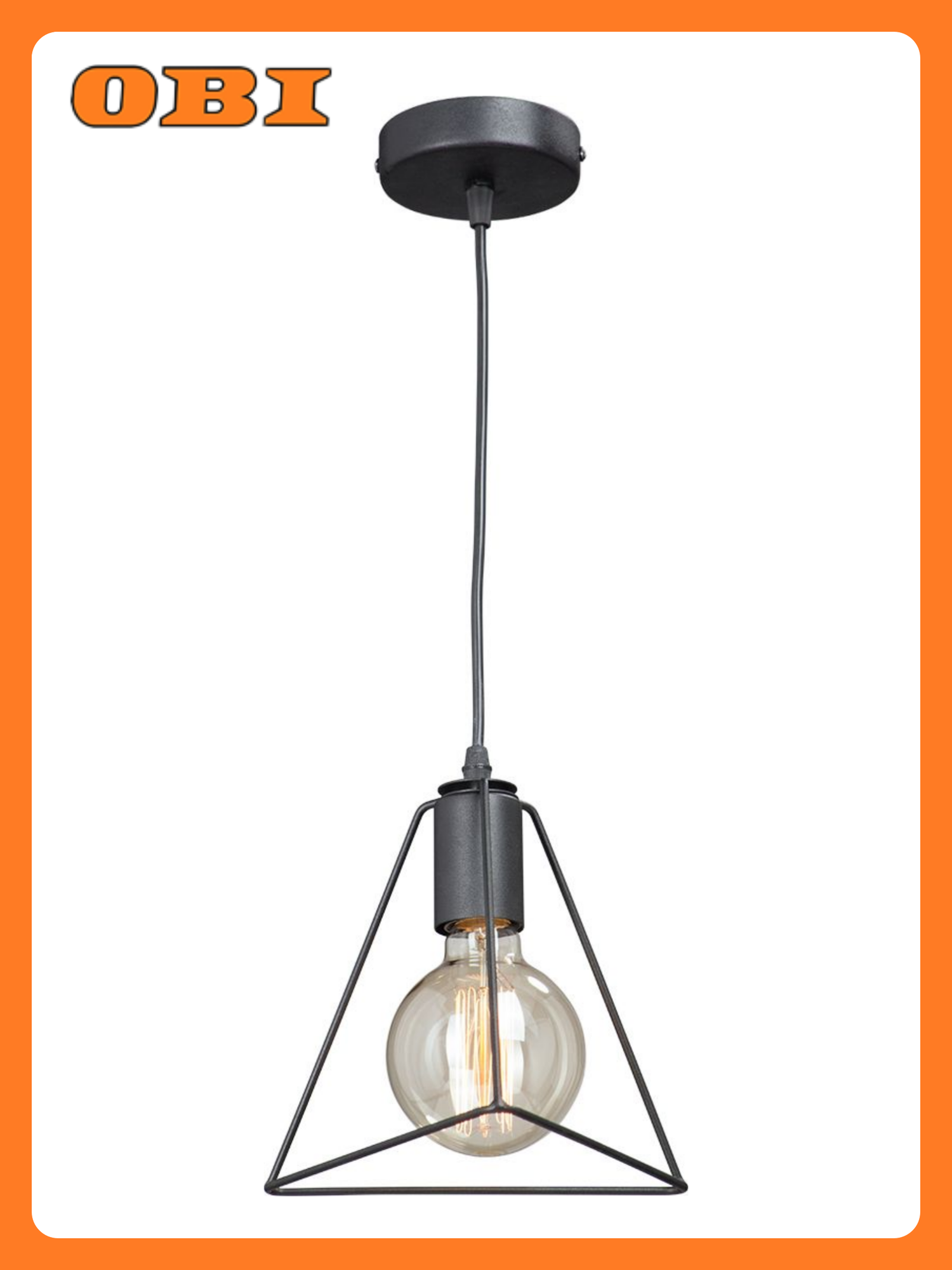 Подвес Vitaluce V4457-1/1S E27 60 Вт IP20 черный матовый