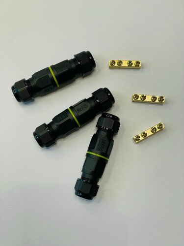Изображение товара 3 шт. Соединитель проводов электрических, герметичный коннектор ip 68, муфта соединительная для ремонта проводов, разъем 1 контакт