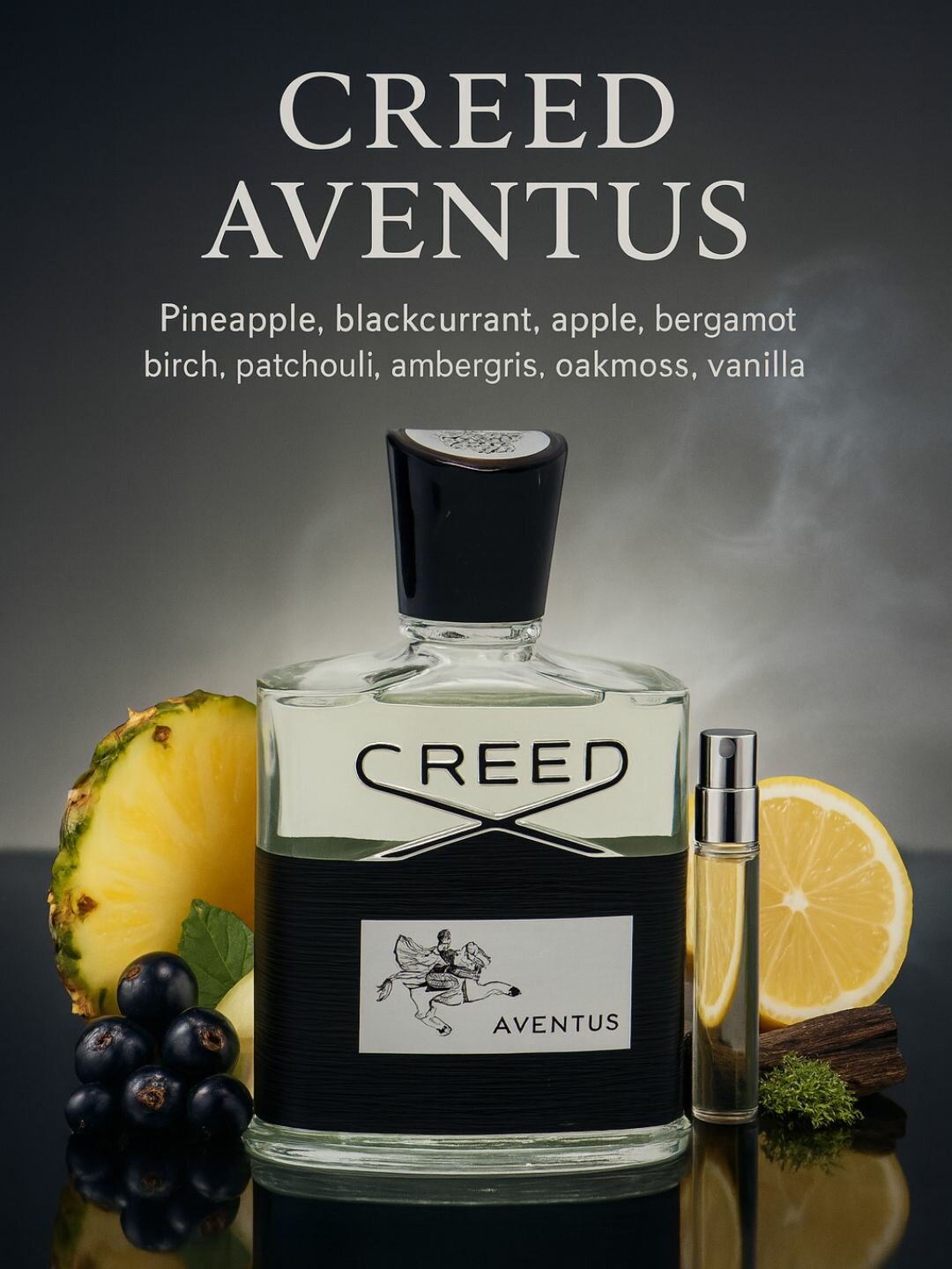 Creed Aventus atir, parfyumlangan suv erkaklar uchun Creed Aventus, 20 ml