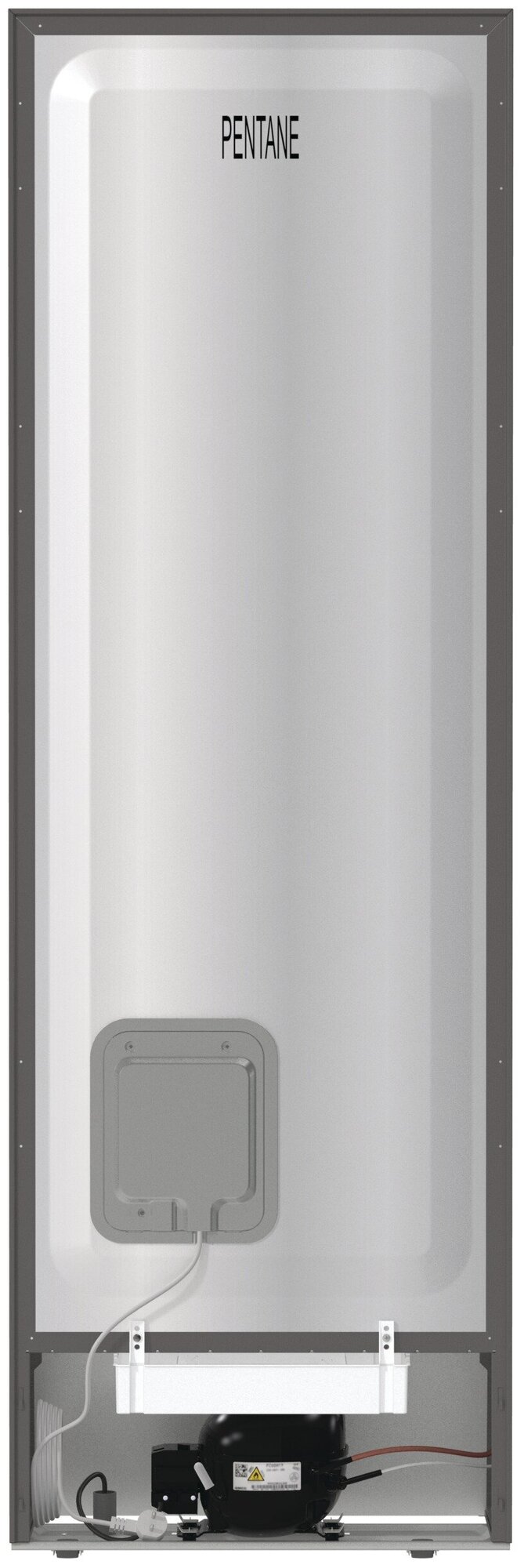 Холодильник GORENJE , двухкамерный, серебристый - фото №2