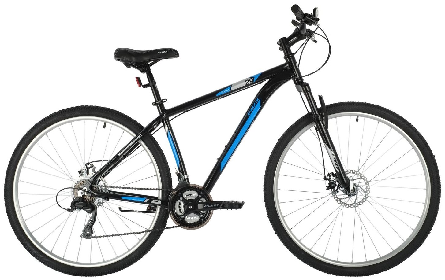 Горный (MTB) велосипед Foxx ATLANTIC D 29 (2021) черный 18" (требует финальной сборки)