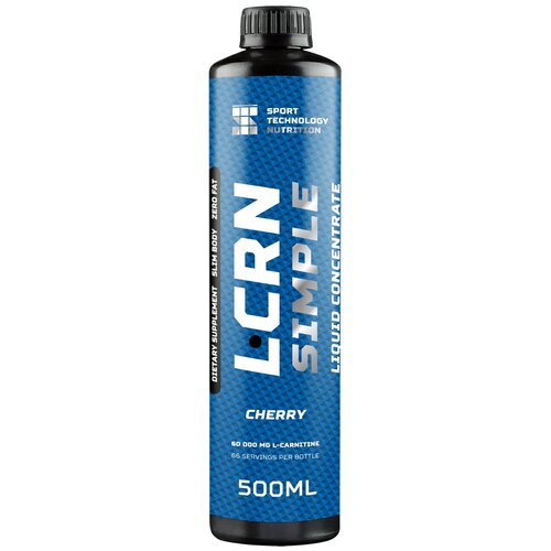 Sport Technology Nutrition L-карнитин SIMPLE, 500 мл., вишня geneticlab nutrition l карнитин 60 000 concentrate 500 мл вишня