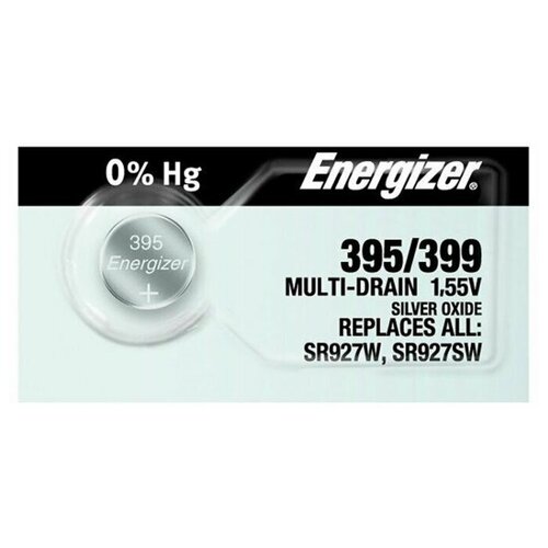 Батарейка Energizer 395/399, в упаковке: 1 шт. батарейки energizer cr1025 1шт