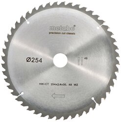 Пильный диск Metabo 628061000 254х30 мм