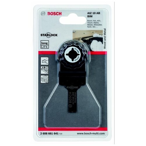 Насадка BOSCH AIZ 10 AB (2608661641) сегментное пильное полотно для генератора 2 608 661 636 – bosch power tools – 3165140492393