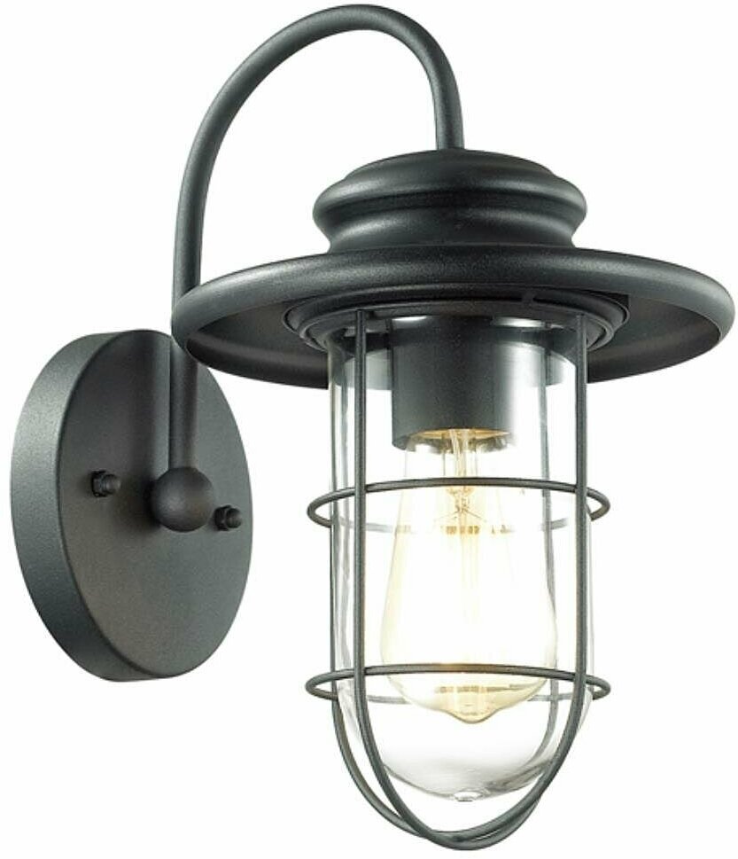 Уличный настенный светильник Odeon Light Helm 4171/1W, E27, 60Вт, кол-во ламп:1шт, Черный