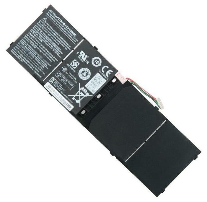 Аккумуляторная батарея для ноутбука Acer V5-553, ES1-511, E5-573, 15V, 3510mAh, 53Wh 15.2V, AL13B8K