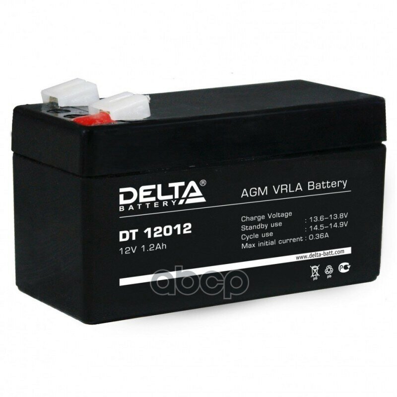 Dt 12012_Аккумулятор Промышл. ! 12V 1.2Ah 97X44x59 DELTA battery арт. DT12012