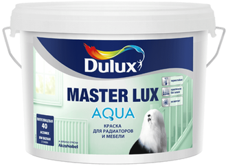 Краска акриловая Dulux Master Lux Aqua 40 полуглянцевая белый 2.5 л