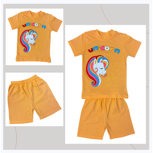 Комплект одежды Akzar Kids, размер 7, оранжевый комплект одежды радуга размер 7 оранжевый