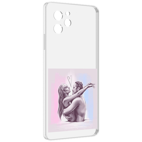 Чехол MyPads любовные-тела для Huawei Nova Y61 / Huawei Enjoy 50z задняя-панель-накладка-бампер