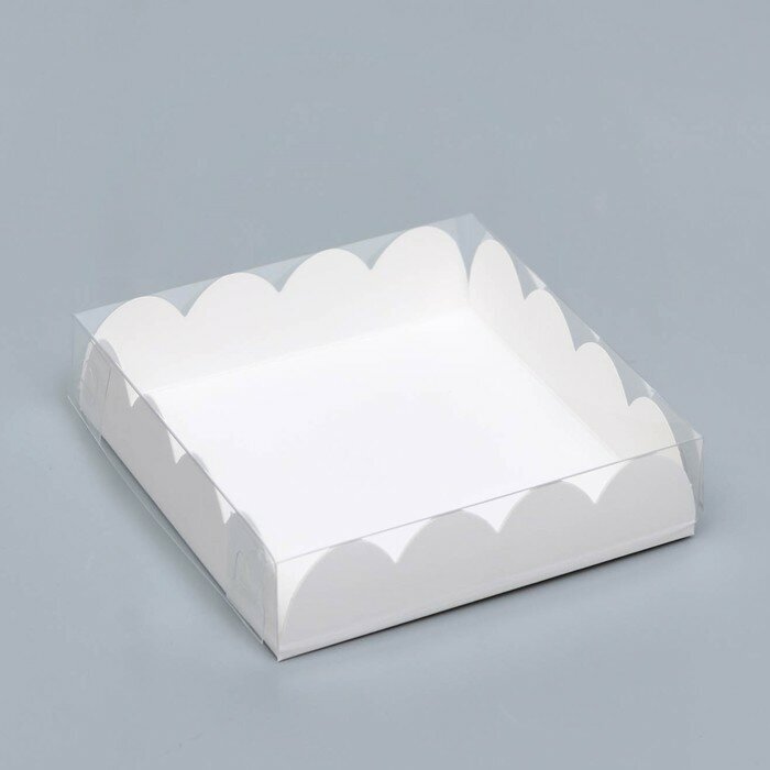 Коробочка для печенья, белая, 12 х 12 х 3 см, набор 5 шт. 7673693 - фотография № 9