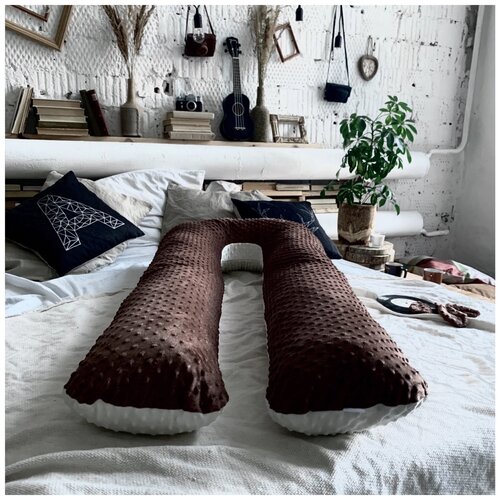 Подушка U для беременных MUMMY.BOX Milk/Chocolate