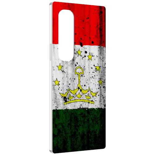 чехол mypads флаг казахстана для samsung galaxy z fold 4 sm f936 задняя панель накладка бампер Чехол MyPads герб флаг таджикистан для Samsung Galaxy Z Fold 4 (SM-F936) задняя-панель-накладка-бампер